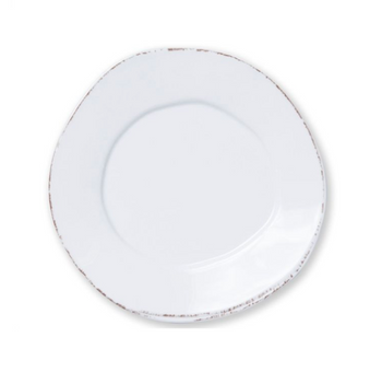 Vietri Melamine: Lastra White - Salad Plate